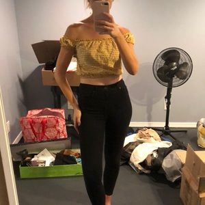 Off the shoulders top